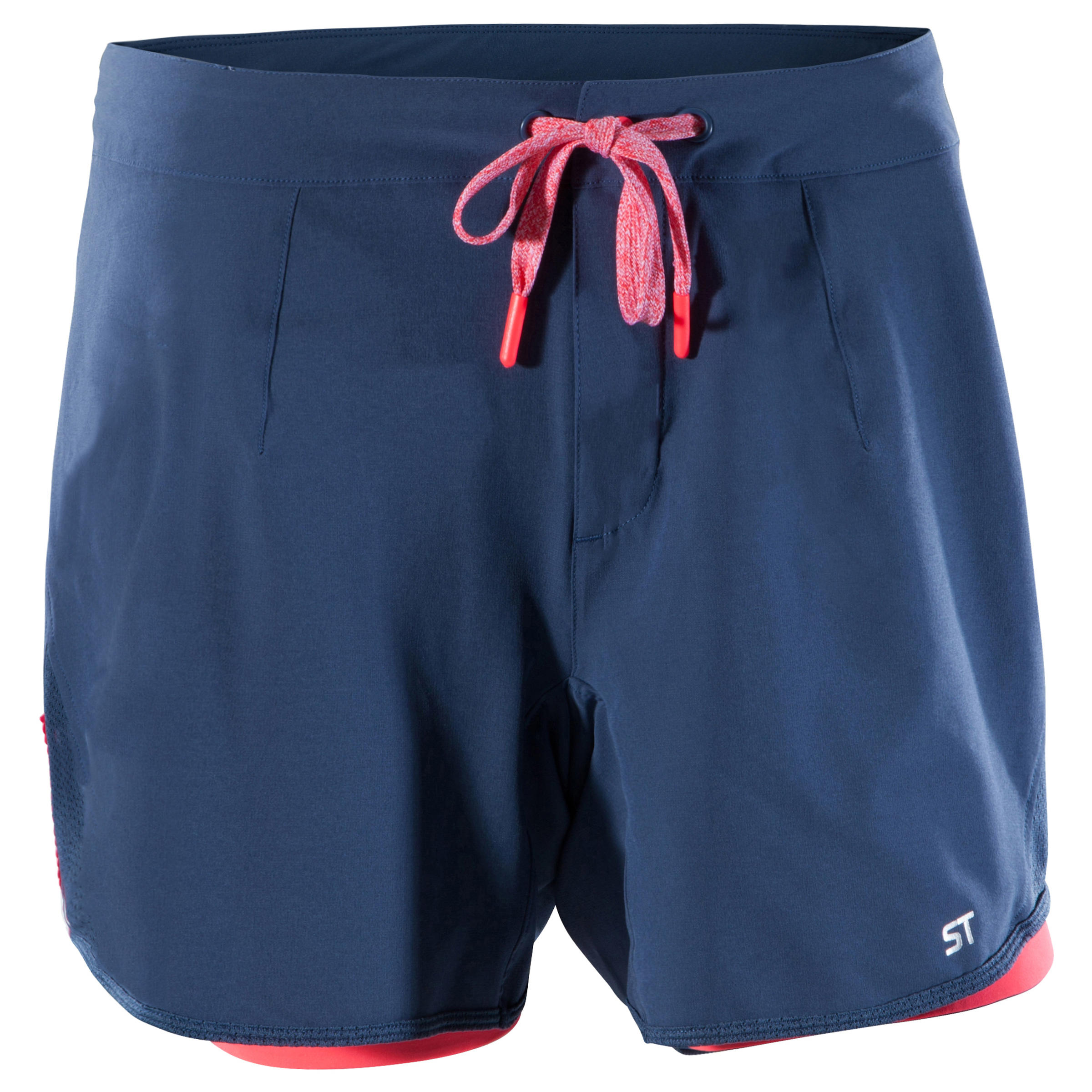 Kurze Radhose MTB Short ST 500 Damen blau Kurze Radhose MTB Short ST 500 Damen blau